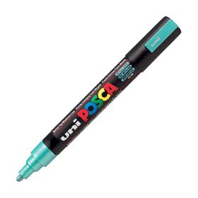 Uni PC-5M Posca Metalik Yeşil 1.8-2.5 mm Boyama Markörü