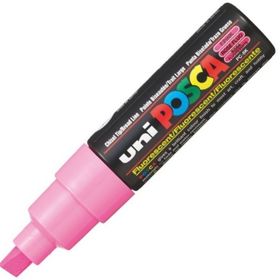 Uni PC-8K 8.0 Fosforlu Pembe Posca Poster Markörü