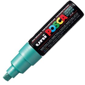 Uni PC-8K 8.0 Metalik Yeşil Posca Poster Markörü