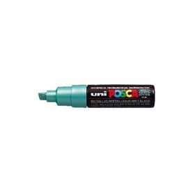Uni PC-8K 8 mm Posca Kesik Uç Metalik Yeşil Boyama Markörü