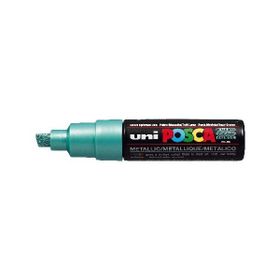 Uni PC-8K 8 mm Posca Kesik Uç Metalik Yeşil Boyama Markörü