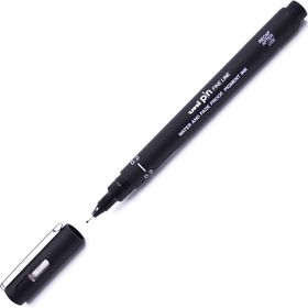 Uni Pin 200 0.5 mm Siyah Dayanıklı Mürekkep Teknik Çizim Kalemi