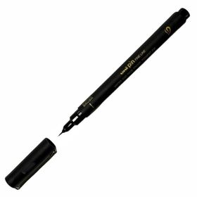 Uni Pin Extra Fine Siyah Brush Fırça Uçlu Kalem