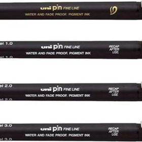 Uni Pin Fine Line 4'lü PIN-200-4P Kaligrafi Seti