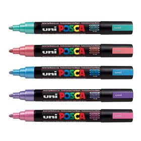 Uni POSCA 1.8 2.5 Su Bazlı Metalik Renkler Poster Markörü