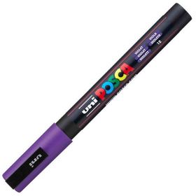 Uni POSCA PC-3M Violet 12 0.9-1.3 mm Su Bazlı Poster Marker Kalem