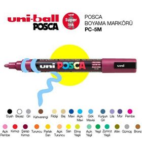 Uni Posca PC-5M Açık Mavi Boyama Markörü