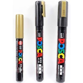 Uni Posca PC-5M Altın Boyama Markörü
