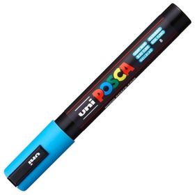 Uni POSCA PC-5M Light Blue 8 1.8-2.5 mm Su Bazlı Poster Marker Kalem