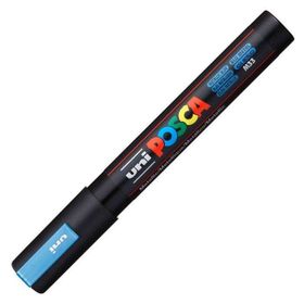 Uni POSCA PC-5M Metallic Blue M33 1.8-2.5 mm Su Bazlı Poster Marker Kalem