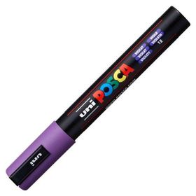 Uni POSCA PC-5M Violet 12 1.8-2.5 mm Su Bazlı Poster Marker Kalem