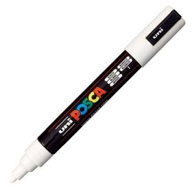 Uni POSCA PC-5M White 1 1.8-2.5 mm Su Bazlı Poster Marker Kalem