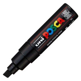 Uni POSCA PC-8K Black 24 8 mm Su Bazlı Poster Marker Kalem