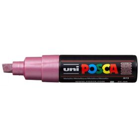 Uni POSCA PC-8K Metallic Pink M13 8 mm Su Bazlı Poster Marker Kalem