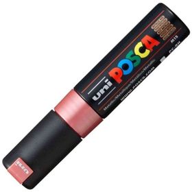 Uni POSCA PC-8K Metallic Red M15 8 mm Su Bazlı Poster Marker Kalem