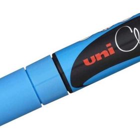Uni PWE-8K 8.0 mm Açık Mavi Chalk Su Bazlı Siyah Tahta Markör Kalem