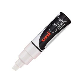 Uni PWE-8K 8.0 mm Beyaz Chalk Su Bazlı Siyah Tahta Markör Kalem