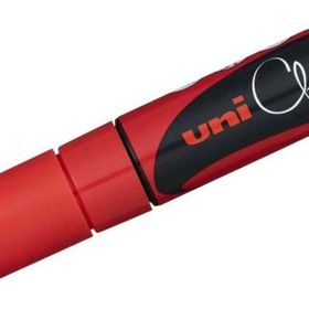 Uni PWE-8K 8.0 mm Kırmızı Chalk Su Bazlı Siyah Tahta Markör Kalem