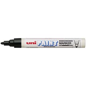 Uni PX-20 Paint Marker 2.2-2.8 mm Siyah Yuvarlak Uç Boyama Markörü