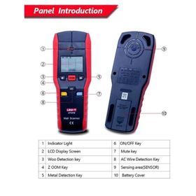 Uni-T UT-387B Duvar Metal ve Kablo Dedektörü Bulucu