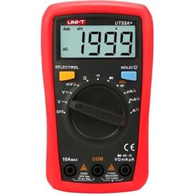 Uni-T UT33A 600V Kırmızı Dijital Multimetre Ölçü Aleti