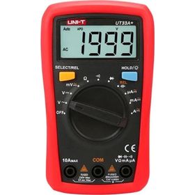 Uni-T UT33A 600V Kırmızı Dijital Multimetre Ölçü Aleti