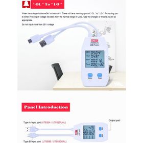 Uni-T UT658A Serisi USB Güç Ölçer