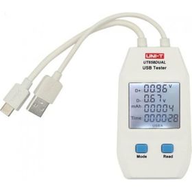 Uni-T UT658dual Çift Çıkışlı Usb Akım Gerilim Test Cihazı