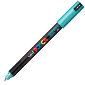 Uni Uni Posca PC-1MR Boyama Markörü 0.7 mm Metalik Yeşil