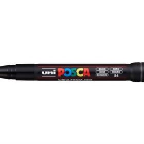 Uni Uni Posca Pcf-350 Boyama Markeri 1-10 Mm Fırça Uç Siyah Renk