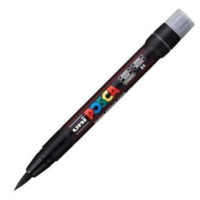 Uni Uni Posca Pcf-350 Boyama Markeri 1-10 MmFırça Uç Siyah Renk