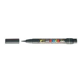 Uni Uni Posca Pcf-350 Boyama Markeri 1-10 MmFırça Uç Siyah Renk
