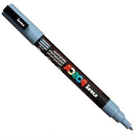 Uniball PC-3M Posca 0.9-1.3 mm Kurşun Gri Su Bazlı Poster Markör Kalem