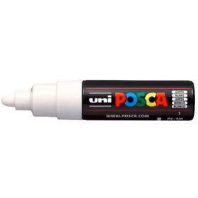 Uniball PC-7M Posca Beyaz 4.5-5.5 Mermi Uçlu Su Bazlı Poster Markörü