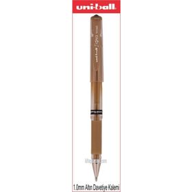 Uniball UM-153 Altın 1.0 mm Signo Broad Roller Kalem