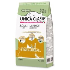 Unica Classe 1.5 kg Adult Defence Star Hairball Tavuklu Tüy Yumağı Önleyici Yetişkin Kedi Maması