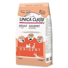 Unica Classe 1.5 kg Adult Gourmet Exigent Somonlu Renkli Taneli Yetişkin Kedi Maması