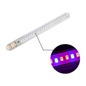 Unichrome 21 Led Mor 5730 Smd Stick Led Taşınabilir Bitki Büyütme Lambası