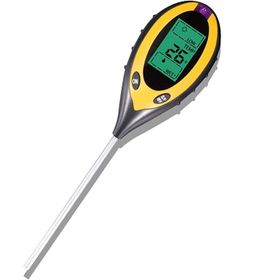 Unichrome 4'lü Toprak Ph Ölçer Sıcaklık Ölçer Nem Ölçer Işık Ölçer Pilsiz Toprak Test Aleti