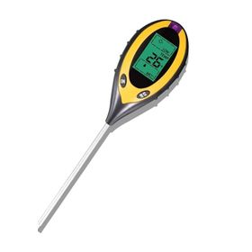 Unichrome 4'lü Toprak Ph Ölçer Sıcaklık Ölçer Nem Ölçer Işık Ölçer Pilsiz Toprak Test Aleti