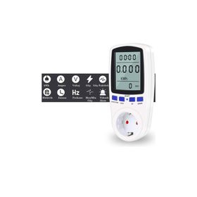 Unichrome Priz Tipi 16 A 3680 W Enerji Sarfiyat Ölçer Tüketim Ölçer Işıklı Wattmetre