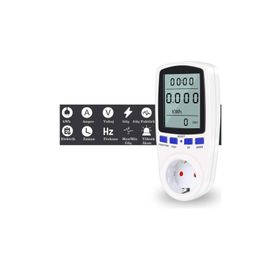 Unichrome Priz Tipi 16 A 3680 W Enerji Sarfiyat Ölçer Tüketim Ölçer Işıklı Wattmetre