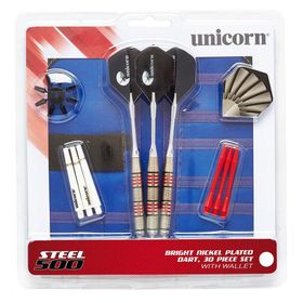 Unicorn 71823 Steel 500 21 gr 3'lü Çelik Uçlu Dart Oku Seti