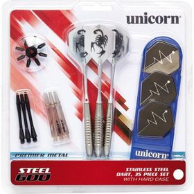 Unicorn 71827 Steel 600 21 gr 3'lü Çelik Uçlu Dart Oku Seti