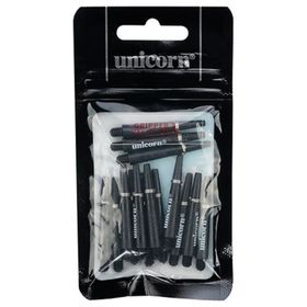Unicorn 78616 Siyah 15 li Kısa GripperIII Dart Şaft Seti