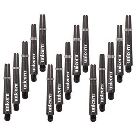 Unicorn 78616 Siyah 15 li Kısa GripperIII Dart Şaft Seti