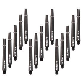 Unicorn 78617 Siyah 15 li Orta GripperIII Dart Şaft Seti