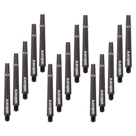 Unicorn 78617 Siyah 15 li Orta GripperIII Dart Şaft Seti