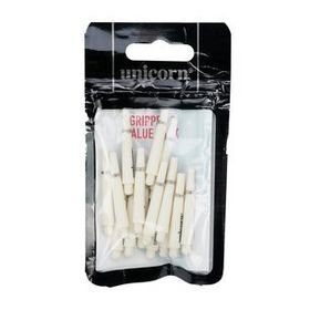 Unicorn 78619 Beyaz 15 li Kısa GripperIII Dart Şaft Seti