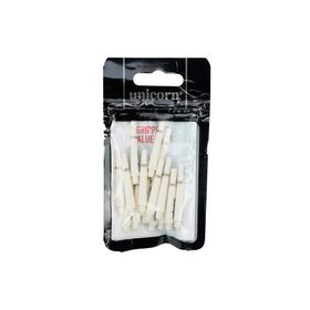 Unicorn 78619 Beyaz 15 li Kısa GripperIII Dart Şaft Seti